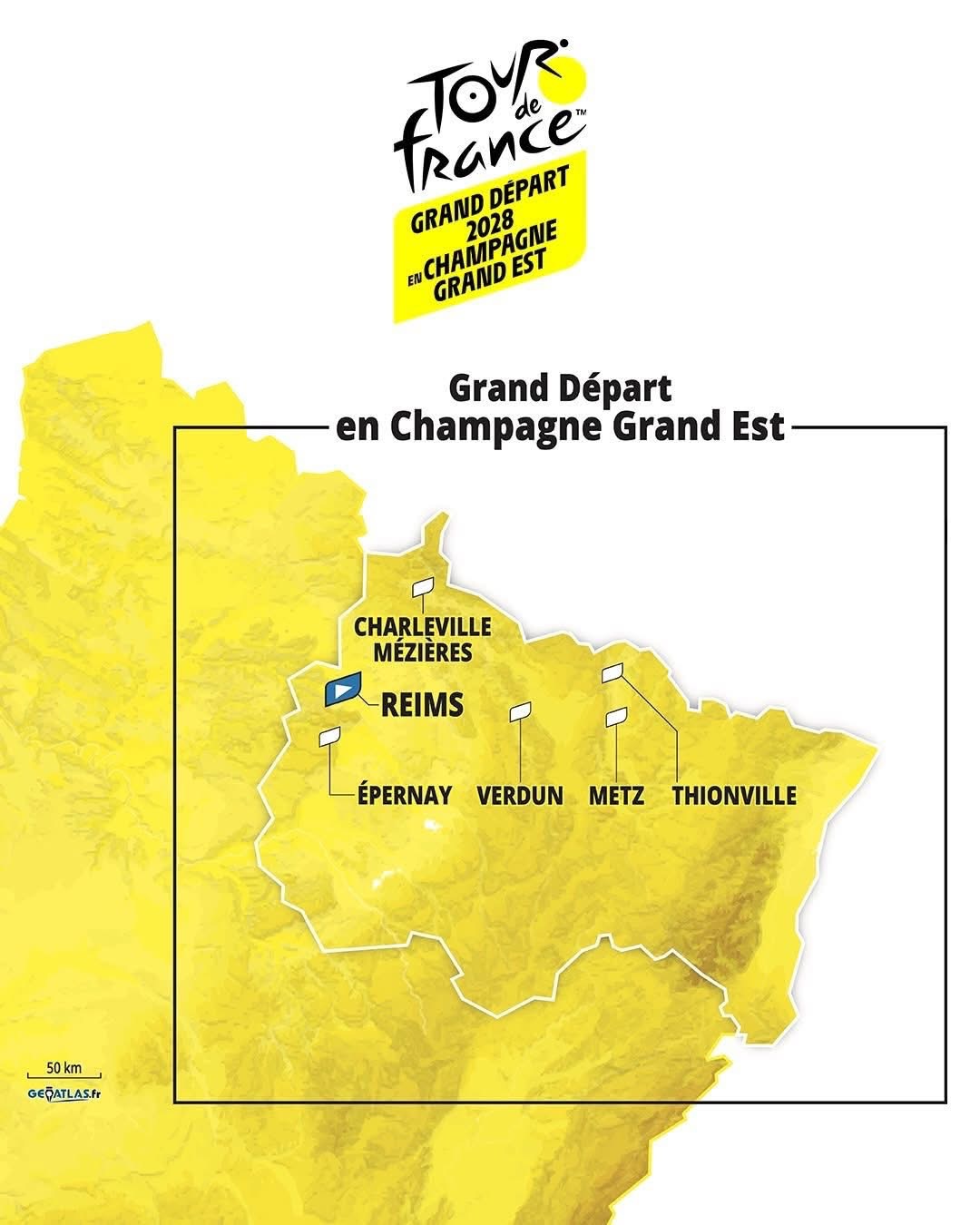 LE TOUR DE FRANCE VA FAIRE ÉTAPE À CHARLEVILLE-MÉZIÈRES EN 2028